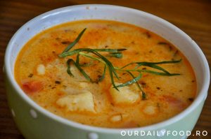 ciorba de cartofi cu tarhon