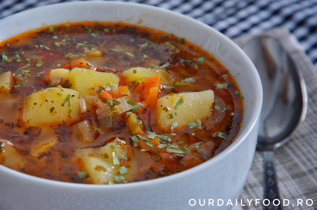 ciorba de cartofi cu tarhon