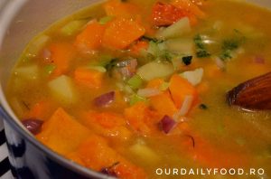 Supa crema de dovleac - reteta de post