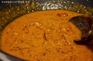 Tocanita indiana de conopida si cartofi