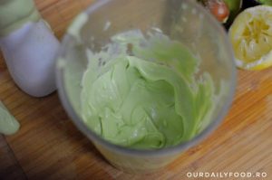 Maioneza de avocado, sos de avocado, maioneza de post