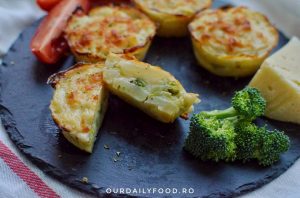 gratin de cartofi si brocoli