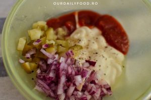 Burger vegan cu legume sau chiftea de legume