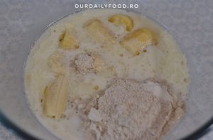 Pancakes cu fulgi de ovaz si banane(de post / vegan)