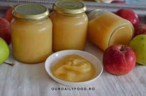 Pasta sau piure de mere fara zahar - pentru iarna