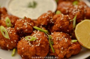 "Aripioare" de conopida cu sos