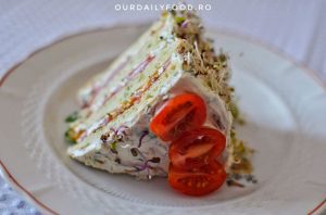 Tort aperitiv de dovlecei