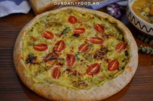 Tarta vegana cu brocoli