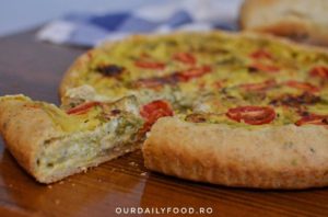 Tarta vegana cu brocoli