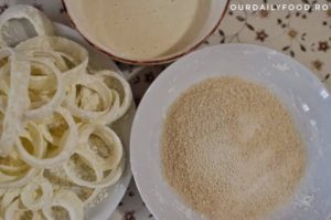 Cele mai bune si crocante inele de ceapa - onion rings