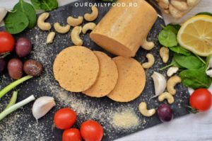 Baton vegetal sau parizer vegan din caju