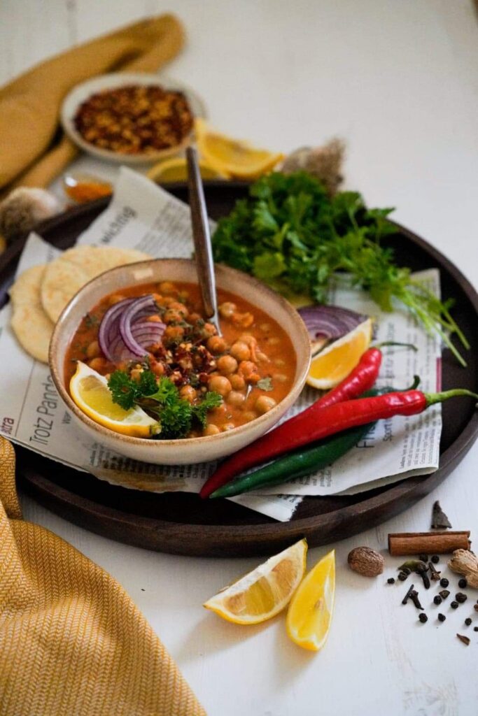 Chana masala sau tocana de naut in stil indian