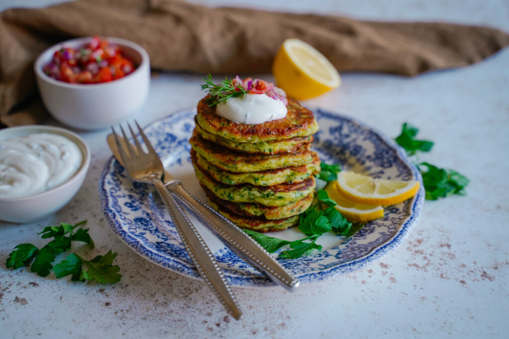 Clatite pufoase sau pancakes cu dovlecel
